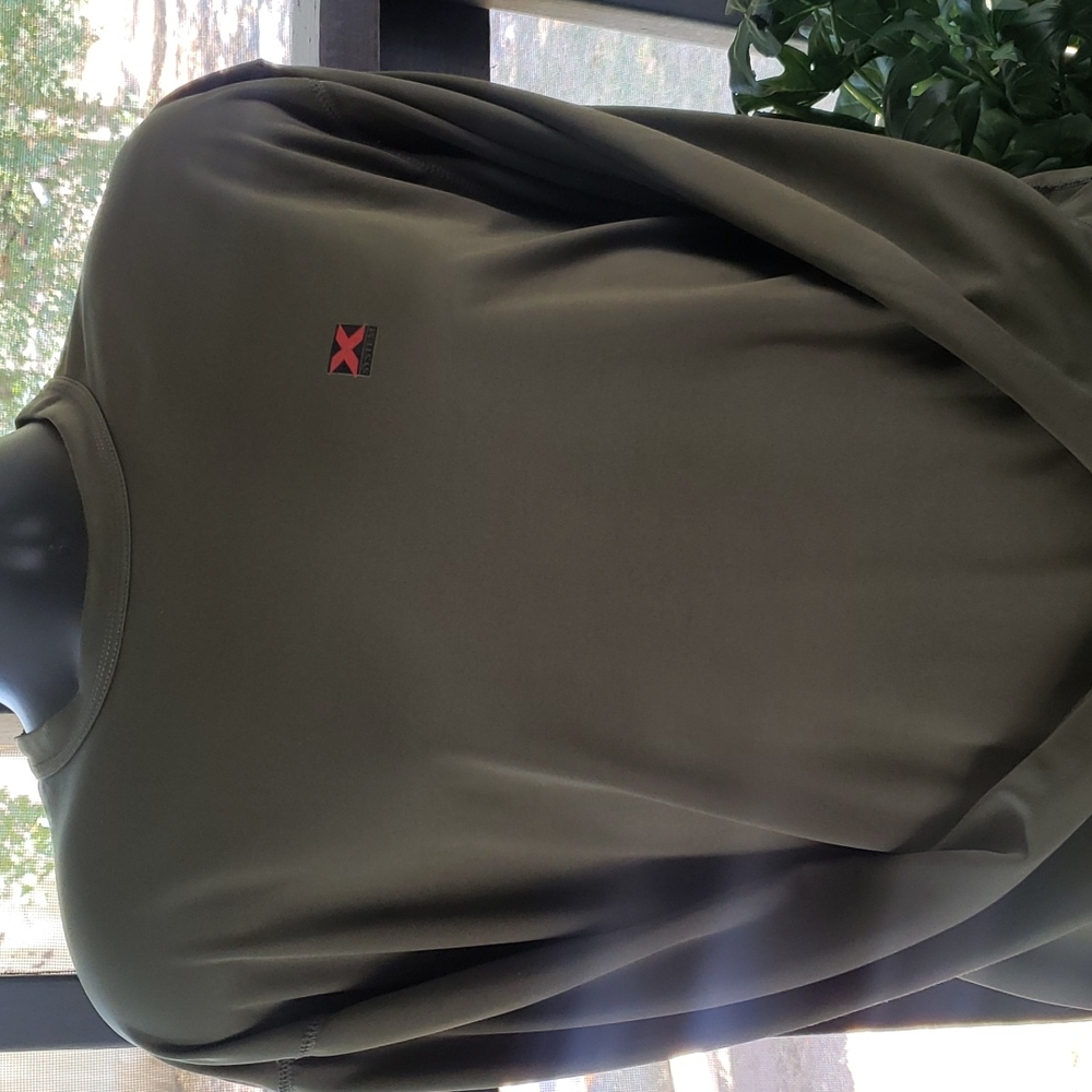 X SYSTEM men's long sleeve 100%polyester shirt